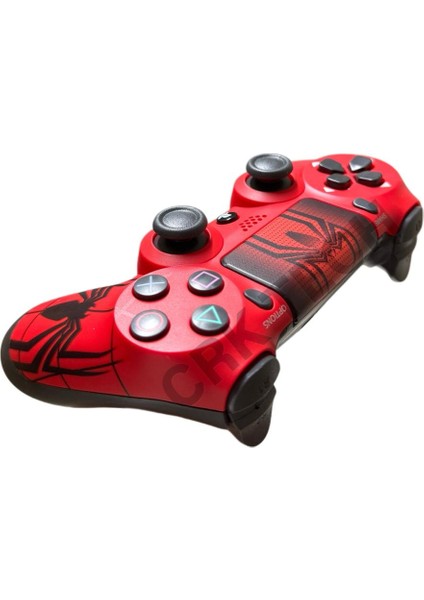 Ps4 Dualshock 4 V2 Gamepad Yeni Nesil Kol Spider-Man Desenli Pc + Ps4 + 1.5 mt Şarj Kablosu modelleri