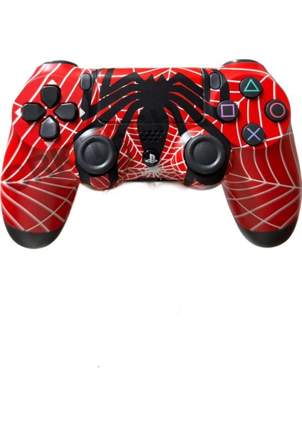 Ps4 Dualshock 4 V2 Gamepad Yeni Nesil Kol Spider-Man Desenli Pc + Ps4 + 1.5 mt Şarj Kablosu indirimleri