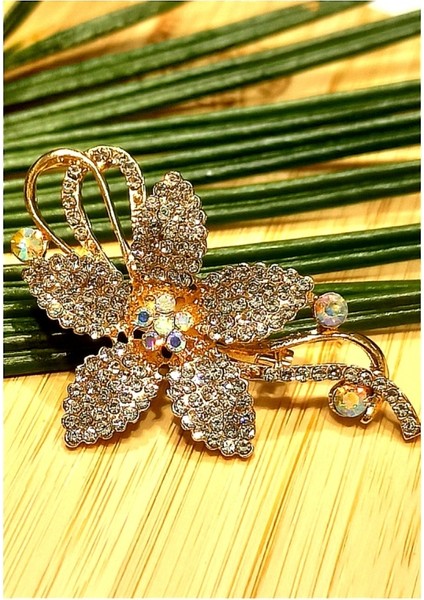 Renkli Sarı Renk Broş