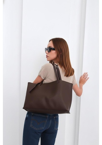 Lagraccio Paris Kadın Jobe Shopper Çanta Kahve