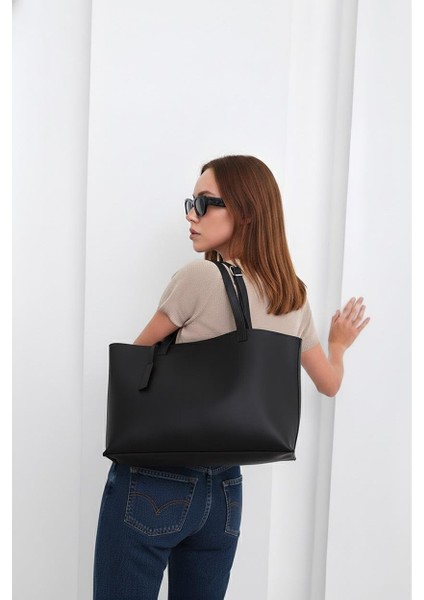 Lagraccio Paris Kadın Jobe Shopper Çanta Siyah