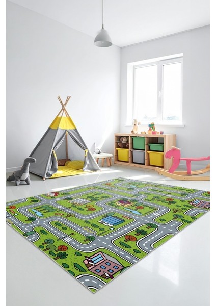 Minik Şehir, Büyük Hayaller: Oyun Halısıyla Keşfe Çık Eğitici Kaymaz Taban Oyun Halısı fiyatları