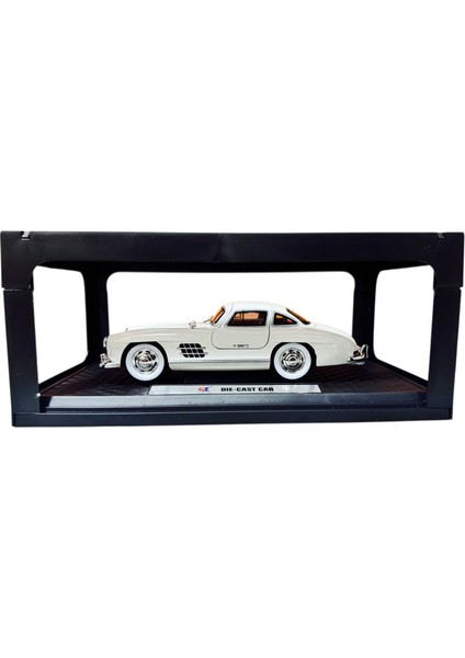 1:24 Metal Model Koleksiyon Araba Mercedes-Benz 300 Sl Beyaz 21 cm CZ174B modelleri
