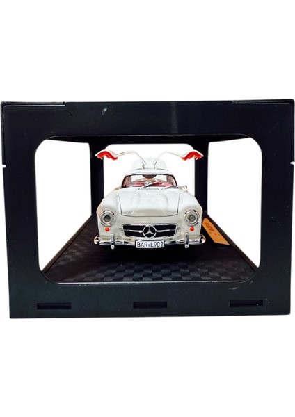 1:24 Metal Model Koleksiyon Araba Mercedes-Benz 300 Sl Beyaz 21 cm CZ174B indirimleri