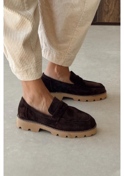 Montana Kahverengi Hakiki Deri Loafer fiyatları