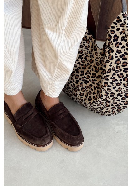 Montana Kahverengi Hakiki Deri Loafer modelleri