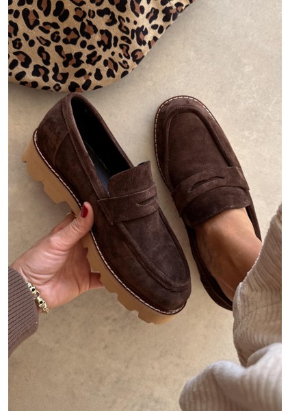 Montana Kahverengi Hakiki Deri Loafer fırsatları