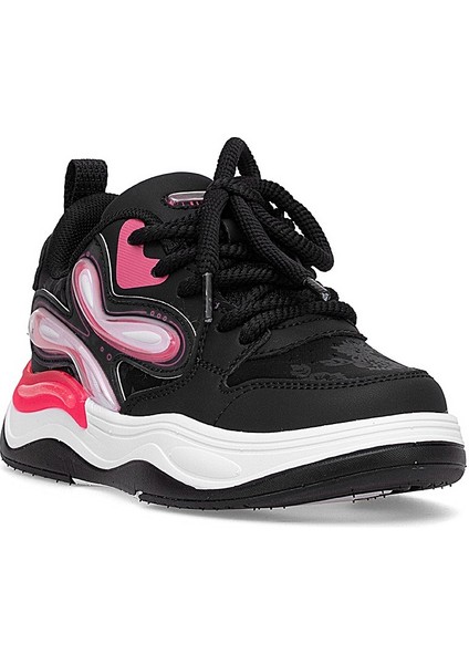 FK25-1990 Filet Kız Çocuk Yürüyüş Ayakkabısı Siyah - Fuşya fiyatları