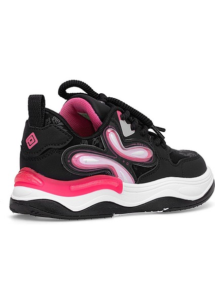 FK25-1990 Filet Kız Çocuk Yürüyüş Ayakkabısı Siyah - Fuşya fırsatları