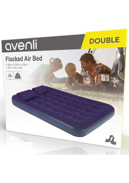 Floked Airbed Çift Kişilik 191CM*137CM*22CM fiyatları