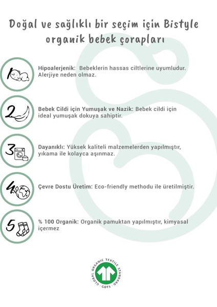 Bistyle 2'li Penye Babet Silikon Çemberli Çorap 30102 Nil Beyaz modelleri
