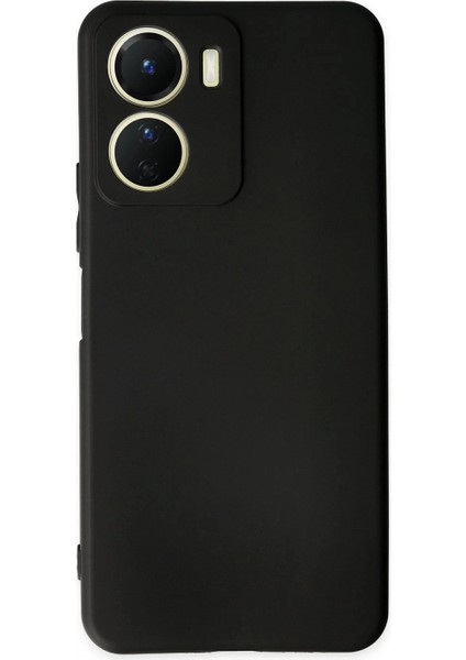 Vivo Y16 Kılıf First Silikon - Siyah