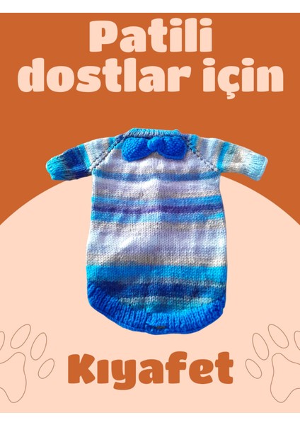 El Yapımı Örgü Yün Pet Kıyafeti – Pet Kazak | El Işi Kedi ve Köpek Giysisi fiyatları