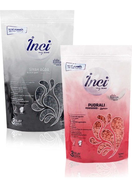 Pudralı ve Siyah Peeling Etkili Özel Bölge Bakım Seti, 2 Kutu