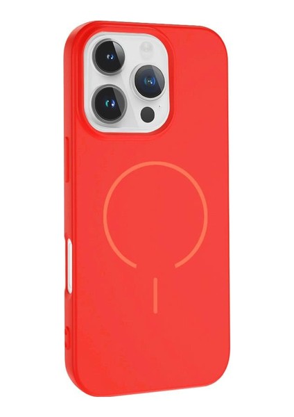 iPhone 11 Magsafe Özellikli Içi Kadife Yumuşak Aqua Silikon Kılıf Red fiyatları