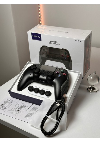 Tp4-0421 Siyah Profesyonel Bluetoothlu Oyun Kolu (Videolu Ürün) - Kablolu/Kablosuz Pc Kol - Ps4 Gamepad & Joystick indirimleri