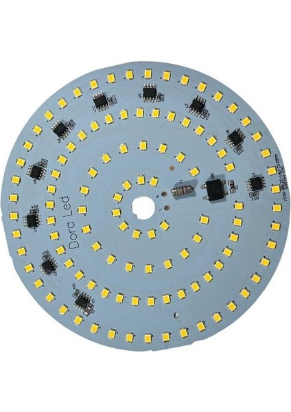 220VOLT 100WATT Smd 2835 Ledli LED Modül Gün Işığı 10MM Delik Çaplı 220V 100W Avize Ledi 125MM fiyatları