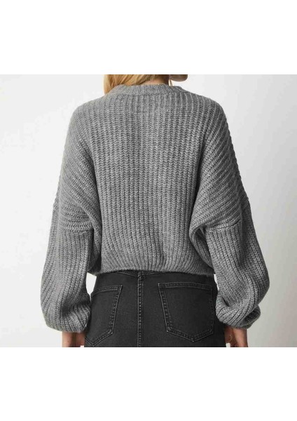 Bisiklet Yaka Triko Kazak fırsatları