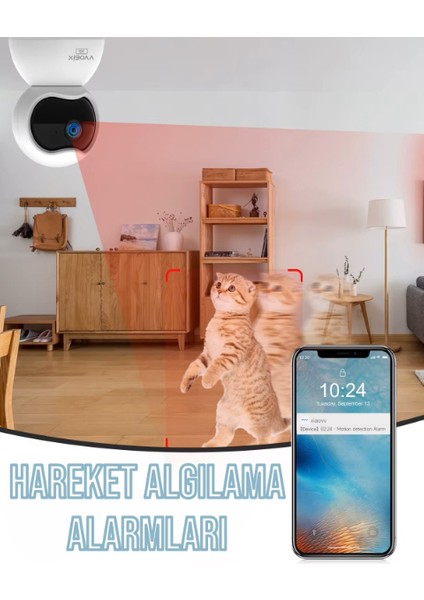 Güvenlik Kamerası Wi-Fi Ses Özellikli Çift Taraflı modelleri