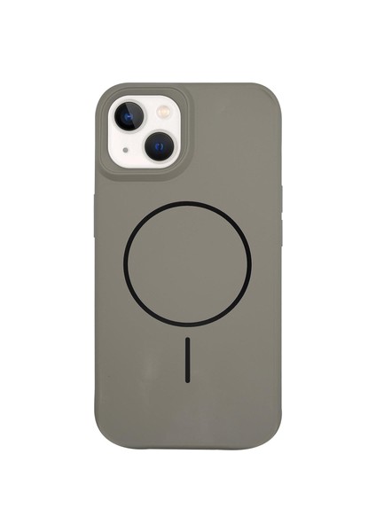 iPhone 11 Magsafe Özellikli Ip Askı Aparatlı Şeffaf Toms Silikon Kılıf Grey