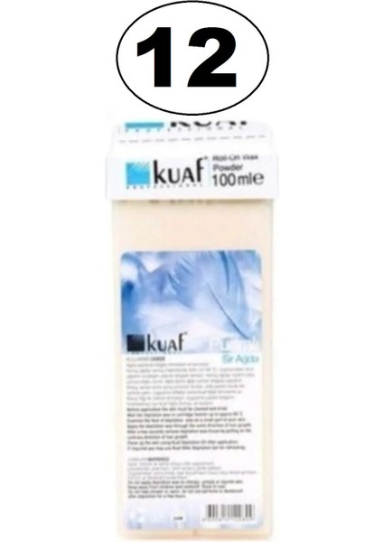 Pudralı Kartuş Ağda 12'li Set, Pratik ve Hijyenik Kullanımlı Güzellik Ürünü