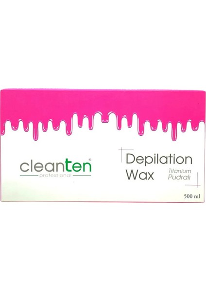 Yumuşak ve Pürüzsüz Cilt Için 500 ml Titanyum Pudralı Kalıp Ağda