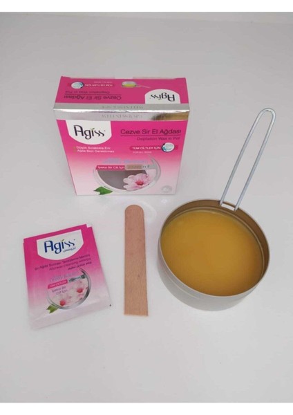 Cilt Dostu Ağda Seti, 100 Gr, Spatula ve Temizleme Mendili ile Mükemmel Bakım modelleri