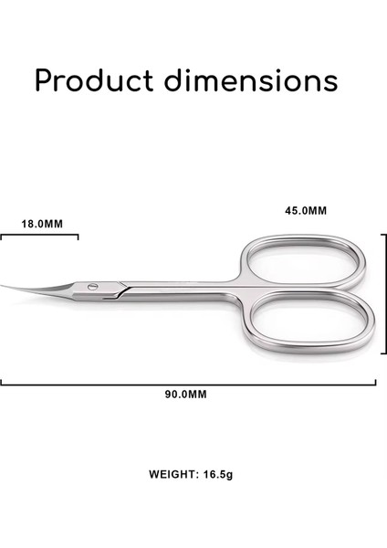 Düz Ağızlı, Kolay Kullanım, Pratik ve Şık Kaş Makası