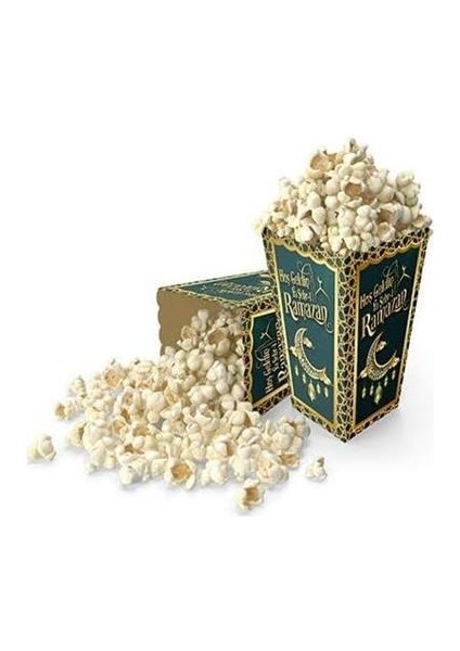 Mısır kutusu Hoş Geldin Ramazan 8li Paket Pop Corn Kutusu fiyatları