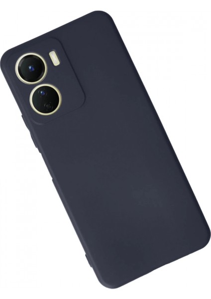 Vivo Y16 Kılıf First Silikon - Lacivert modelleri