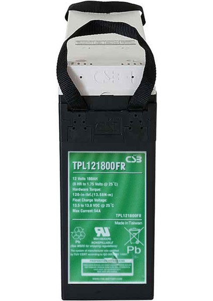 TPL121800FR Akü 12V 180 Ah Vrla
