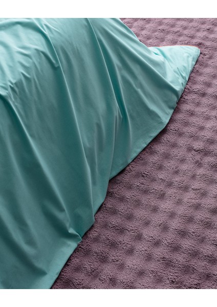 Allure King Size %100 Pamuk Nevresim Takımı - Turkuaz