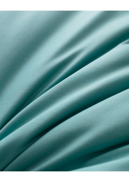 Allure King Size %100 Pamuk Nevresim Takımı - Turkuaz