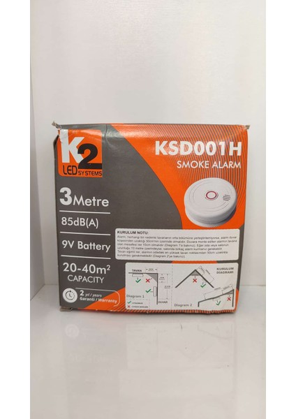 5li Paket Duman Dedektörü 9 Desibel Pil Dahildir fiyatları