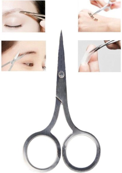 Paslanmaz Çelik Kaş ve Bıyık Makası, Hassas Kesim, Dayanıklı ve Pratik Kullanım fiyatları