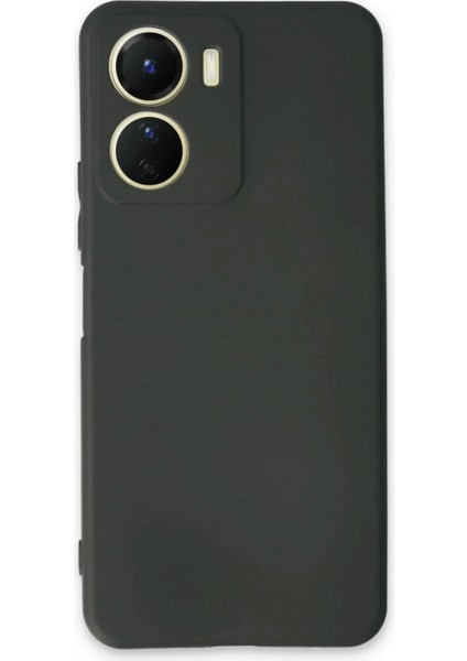 Vivo Y16 Kılıf First Silikon - Koyu Yeşil