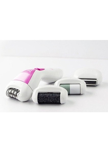 4'ü 1 Arada Su Geçirmez Epilasyon ve Tüy Alma Cihazı, Topuk Törpüsü, Beyaz fiyatları