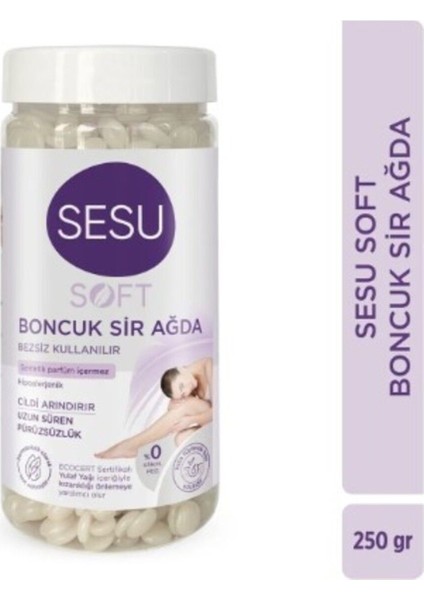 Yumuşak Boncuk Ağda 250GR, Hassas Cilt Için Uygun, Kolay Uygulama