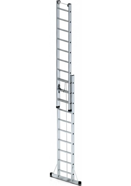 2x3 ( 6 M ) Ipli Makaralı Sürgülü Alüminyum Merdiven