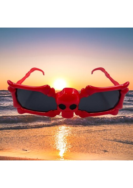 Parti Gözlükleri İSKELET -KURUKAFA KIRMIZI indirimleri