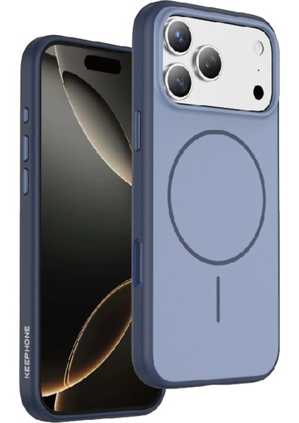 Apple iPhone 17 Pro Max Uyumlu Kılıf Pastel Renk Ince Magsafe Halkalı Kapak