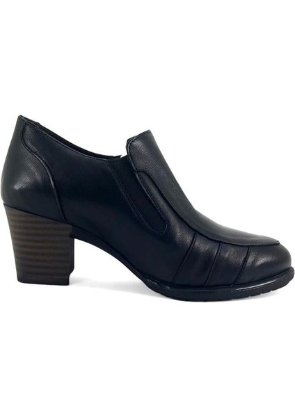 3360 Hakiki Deri Günlük Kadın Ayakkabı-Siyah modelleri