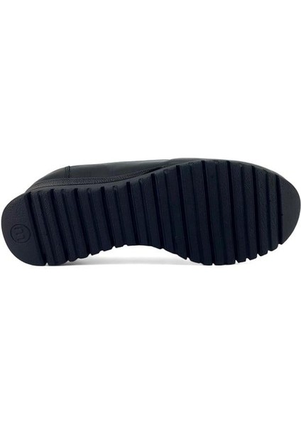 3685 Hakiki Deri Günlük Kadın Ayakkabı-Siyah Nubuk fırsatları