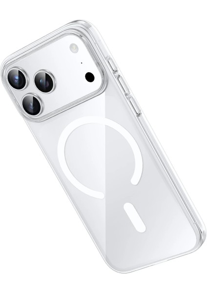 iPhone 17 Pro Kılıf Saf X-Crystal Slim Premium Magsafe Kablosuz Şarj Destekli Şeffaf fırsatları