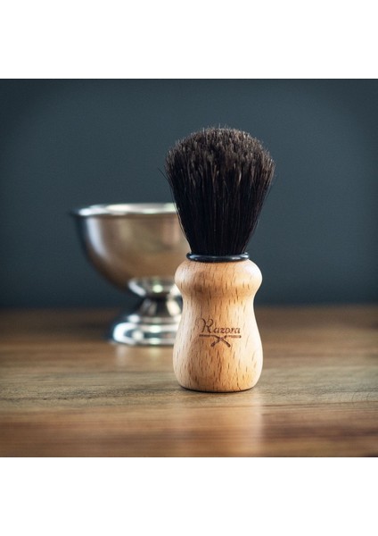 Kayın Ağacından Saplı Tıraş Fırçası, Keyifli ve Doğal Islak Tıraş Deneyimi fiyatları