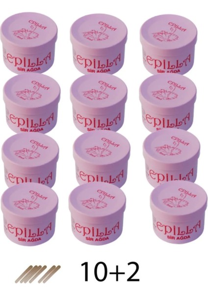 Tek Kullanımlık Kutu Ağda 50 Ml, 12 Adet, Pratik ve Temiz Kullanım Seti