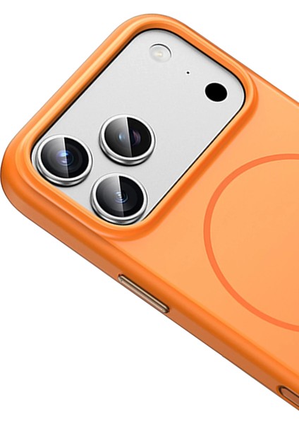 Apple iPhone 17 Pro Uyumlu Kılıf Pastel Renk Ince Magsafe Halkalı Kapak modelleri