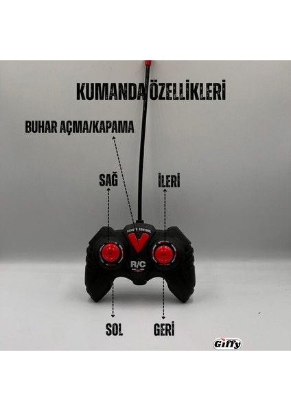 Uzaktan Kumandalı Arazi Askeri Araç Buhar Atan Şarjlı Işıklı Full Fonksiyon Rc Araba Duman Atan Araç indirimleri