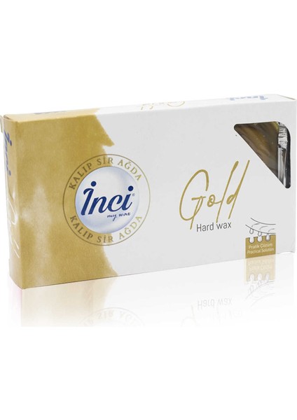 Altın Renkli Kalıp Ağda, Sert Tüyler Için, Güçlü ve Hassas Temizlik Sunar