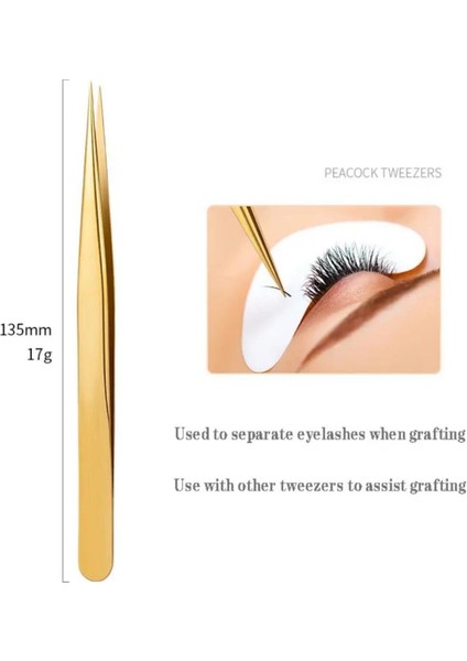 Profesyonel Ipek Kirpik Cımbız Seti, 3 Model, Güvenilir ve Kaliteli Kullanım Için fırsatları